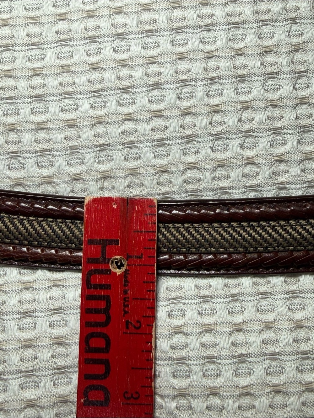 Brighton Leather Mens  Dress Belt Size 54 Brass Buckle Preppy Big Men Casual - Picture 8 of 8
